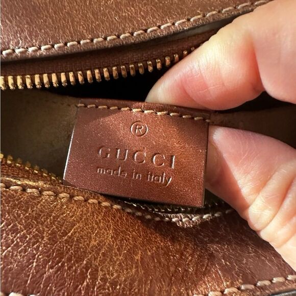 GG Supreme Monogram Cuoio Toscano Mini Chain Shoulder Bag - Picture 6 of 15